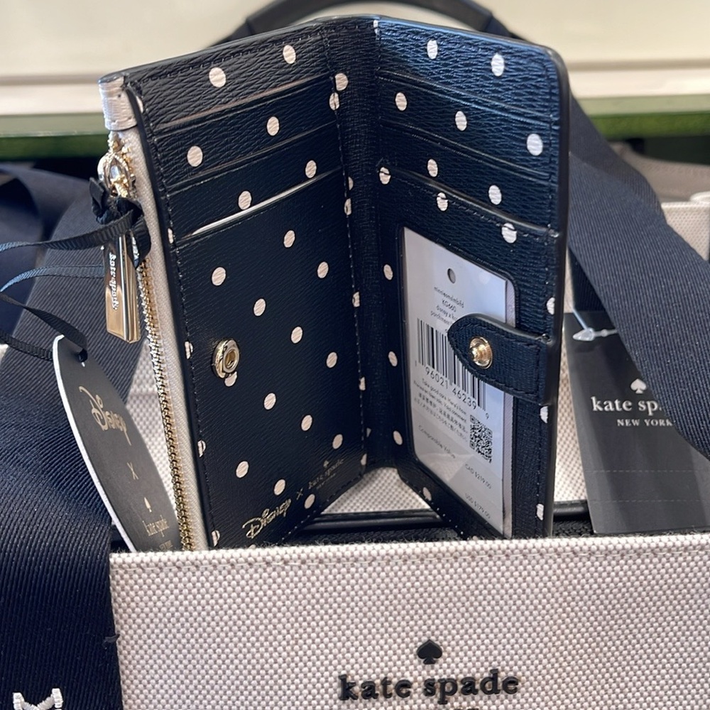 Kate Spade Disney X Kate Spade New York Minnie Small Slim Bifold Wallet

NWT - Picture 7 of 16